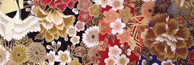 和調柄プリント生地 JAPANESE PRINT